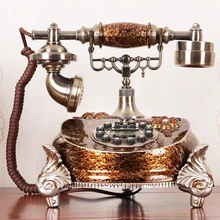 Европейский ретро телефон имитация антикварная веревка телефон мода гостиная декоративные украшения бытовой телефон
