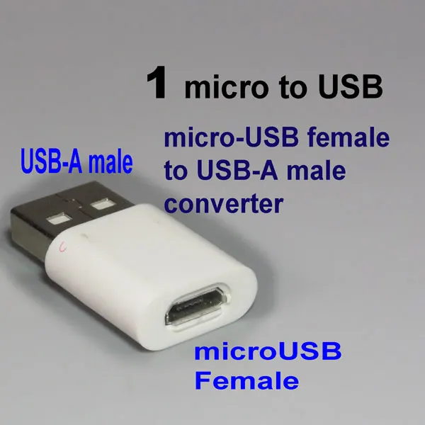 PCTONIC type-C USB OTG адаптер на micro-USB 90 Ангел Тип изгиба конвертер «Мама-папа» USB кабель для флеш-накопителя huawei - Цвет: 1 micro to USB