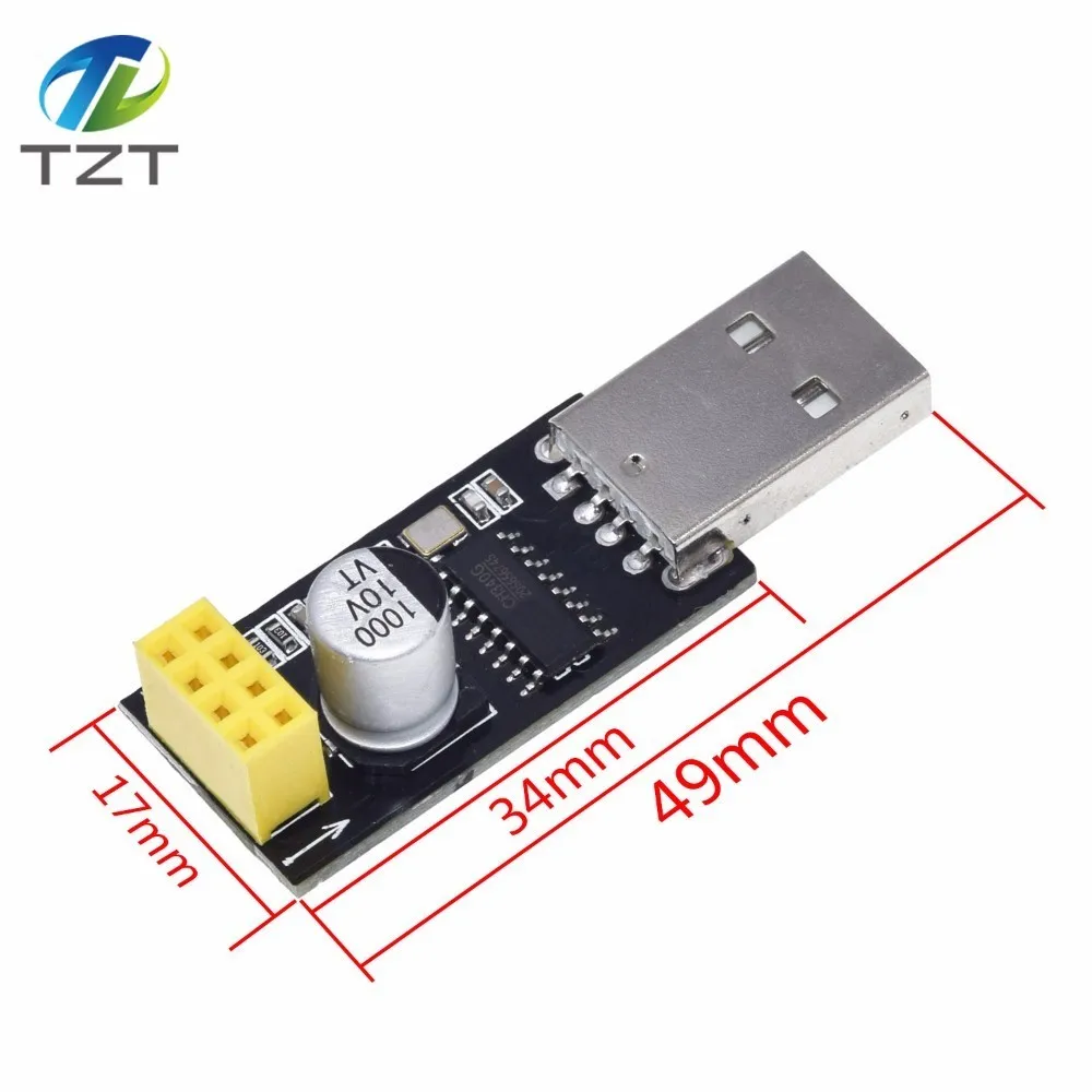 Программатор ESP01 адаптер UART GPIO0 ESP 01 Adaptaterr ESP8266 CH340G USB в последовательный