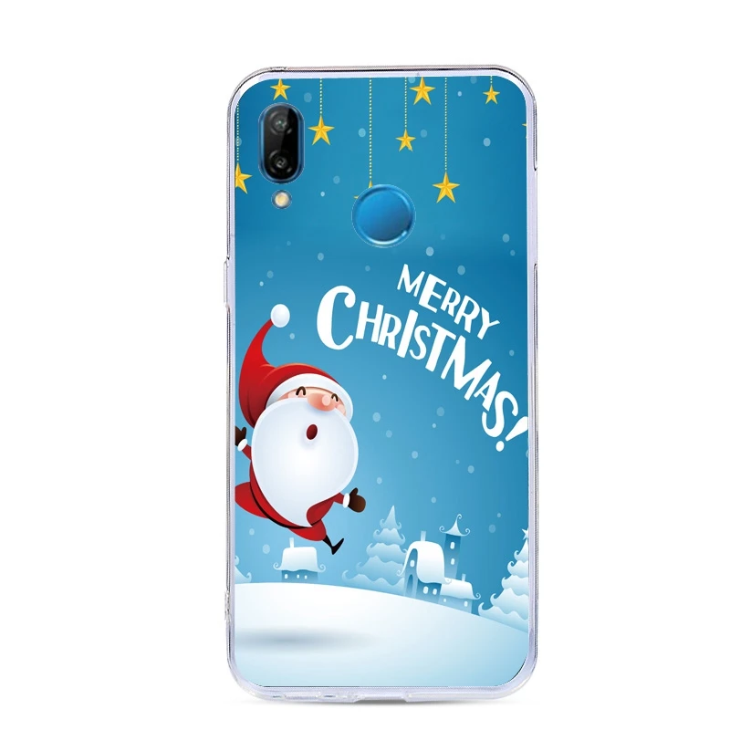 Soft TPU For Huawei P20 Case Soft Silicon Case For Huawei P20 Pro Lite Cover Christmas Phone Back Cover For Huawei P 20 Lite Pro