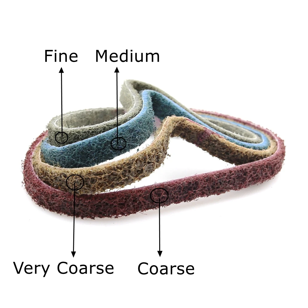 1 шт нетканый абразивный шлифовальный ремень очень грубая и тонкая нейлоновая шлифовальная лента