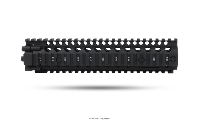 Tático para Aeg Alumínio Duro Cabolsa Anodizado Risii 7 9 12 Airsoft Handguard Preto cb Trilho Gbb Gel Blaster Mk18 13 tático para aeg gbb gel blaster
