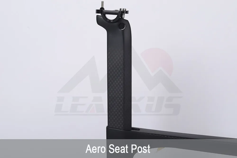 Excellent LEADXUS UAM240 Road Carbon Frame Mechanical or Di2 Road Bike Carbon Bicycle Frame+Fork+Seat Post+Headset+Clamp Size XXS/XS/S/M/L 6