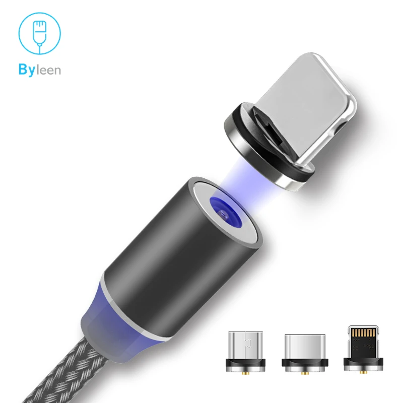Магнитный зарядный USB кабель для iPhone SE 5S 6 6s 7 8 Plus X магнитное зарядное устройство