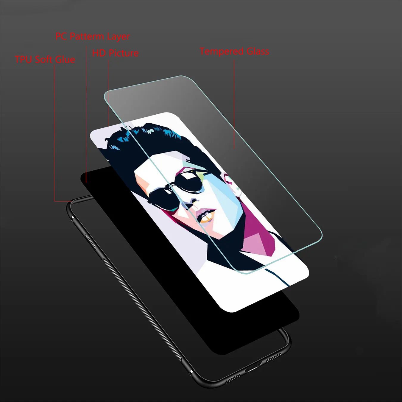 Lavaza Бруно Марс поп певец закаленное стекло чехол для телефона Apple iPhone XR X XS Max 8 7 6 6S
