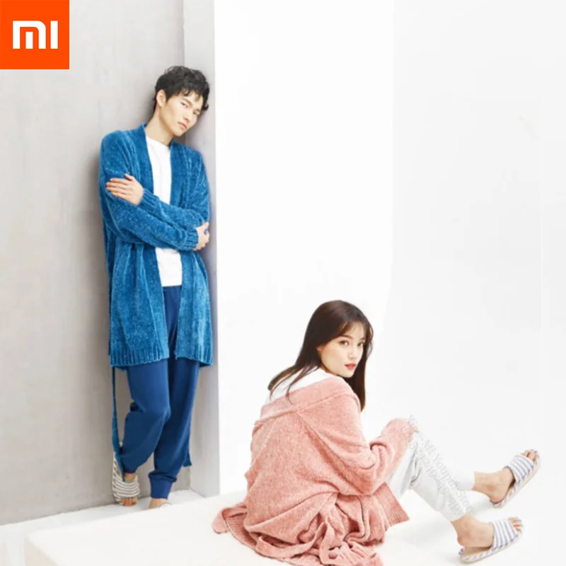 

Xiaomi Mijia Excellent Chenille Cardigan Night-gown One-piece Robe Soft Comfortable Skin-friendly for Daily Life Men Women