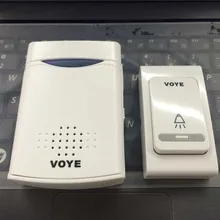 VOYE беспроводной дверной звонок пульт дистанционного управления дверной звонок домой музыка дверной звонок датчика старый caller V006B