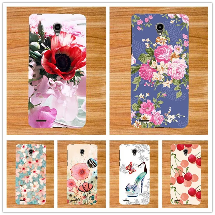 

HOT ! Colorful Soft TPU Case For Alcatel One Touch GO Play 7048X Cover Various Flower Stylish Case For Alcatel Go Play tpu cover