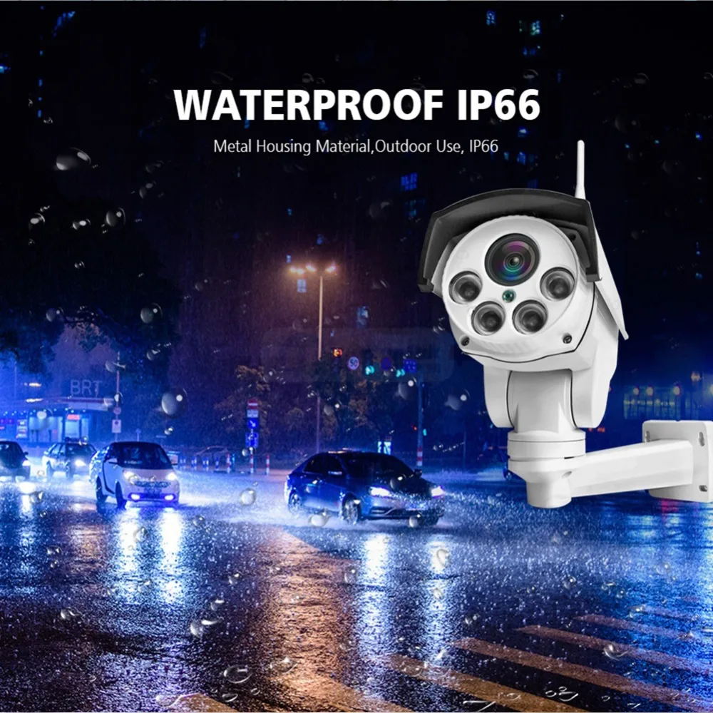  HD 1080P Bullet Wifi PTZ IP Camera Audio 5X / 10X Zoom Lens CCTV Surveillance Wi-Fi CCTV Camera 2MP