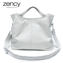 8 Cls Wholesale Fashion Women Handbag 100 Genuine Leather Real Soft Skin Ladies Tote Bag Charm