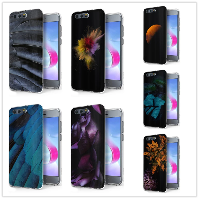 Для huawei P9lite/P8 Lite 2017 Y5 II/Y6 II Compact/Honor P Smart/P10 TPU силиконовый пейзаж с рисунком из ТПУ A012