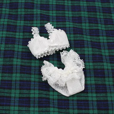 Fortune Days Blyth doll Набор из бюстгальтера и нижнего белья для 12 дюймовых кукольных суставов, привлекательный наряд 1/6 BJD PULLIP JERRYBERRY - Цвет: Белый