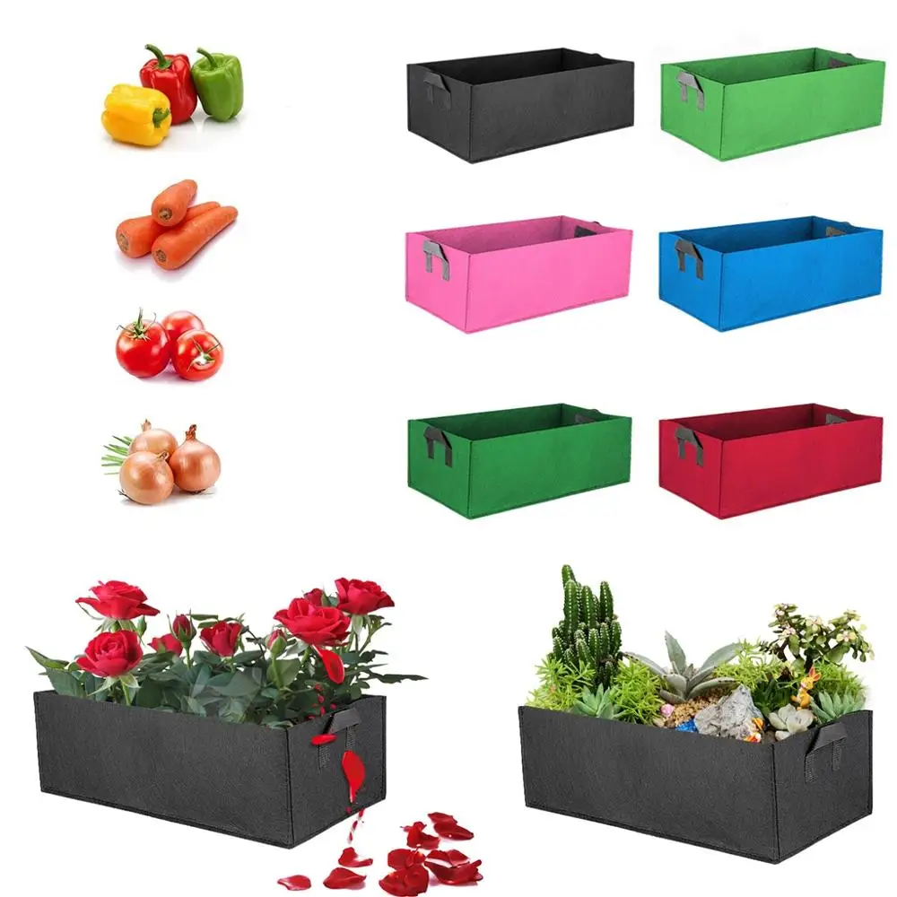 Environmental Vegetable Plant Grow Bag DIY Potato Grow Planter Non-woven Fabric Tomato Planting Container Bag Flower Garden pot