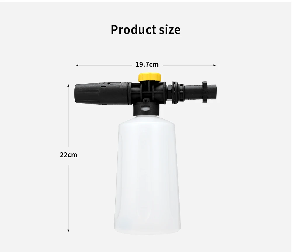 16 МПа, высокое давление, автомобильная пенная насадка, дозатор мыла, 750 мл, бутылка для мойки окон автомобиля, мойка для Karcher k2-k7 LAVOR VAX COMET BS