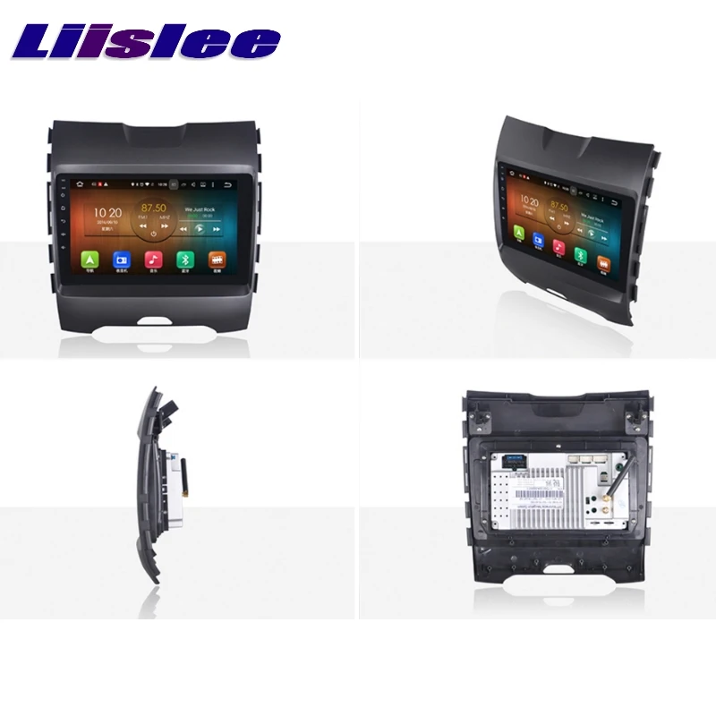 LiisLee Car Multimedia Player GPS Radio Navigation For Ford Edge Endura 2015~2017 Original Factory Style Audio NAVI 2