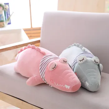 

Cute soft plush pillow scarf crocodile plush pillow huge crocodile stuffed toy