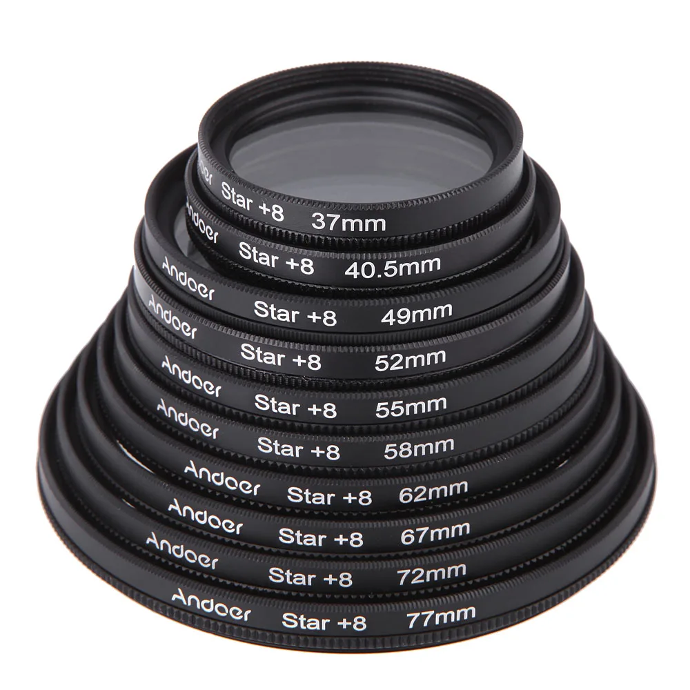 Andoer 67 мм набор фильтров UV+ CPL+ Звезда 8-точка фильтр комплект с чехол для Canon Nikon sony DSLR Объективы для фотоаппаратов