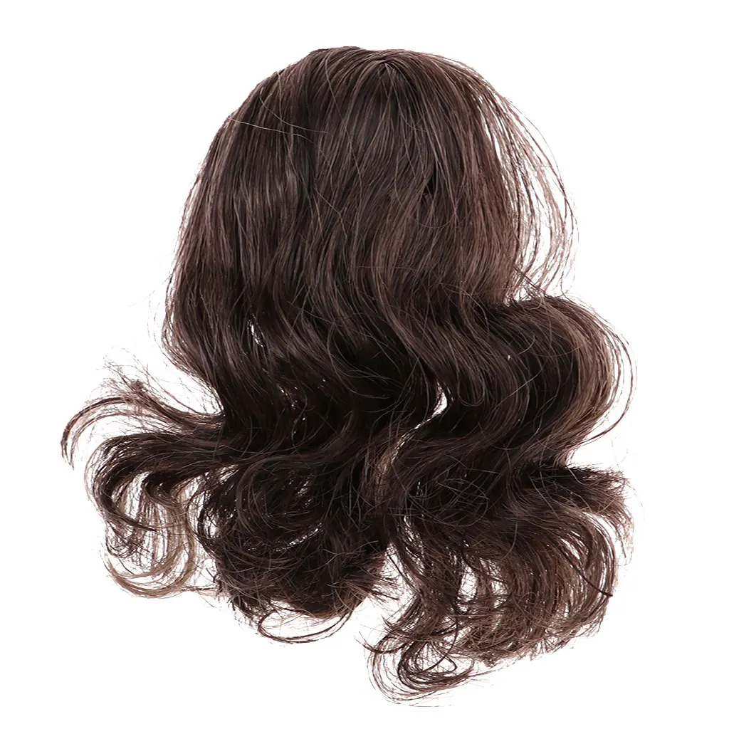 1/6 Female Asian Beauty Brown Long Hair Head Sculpt Carved Model for 12
