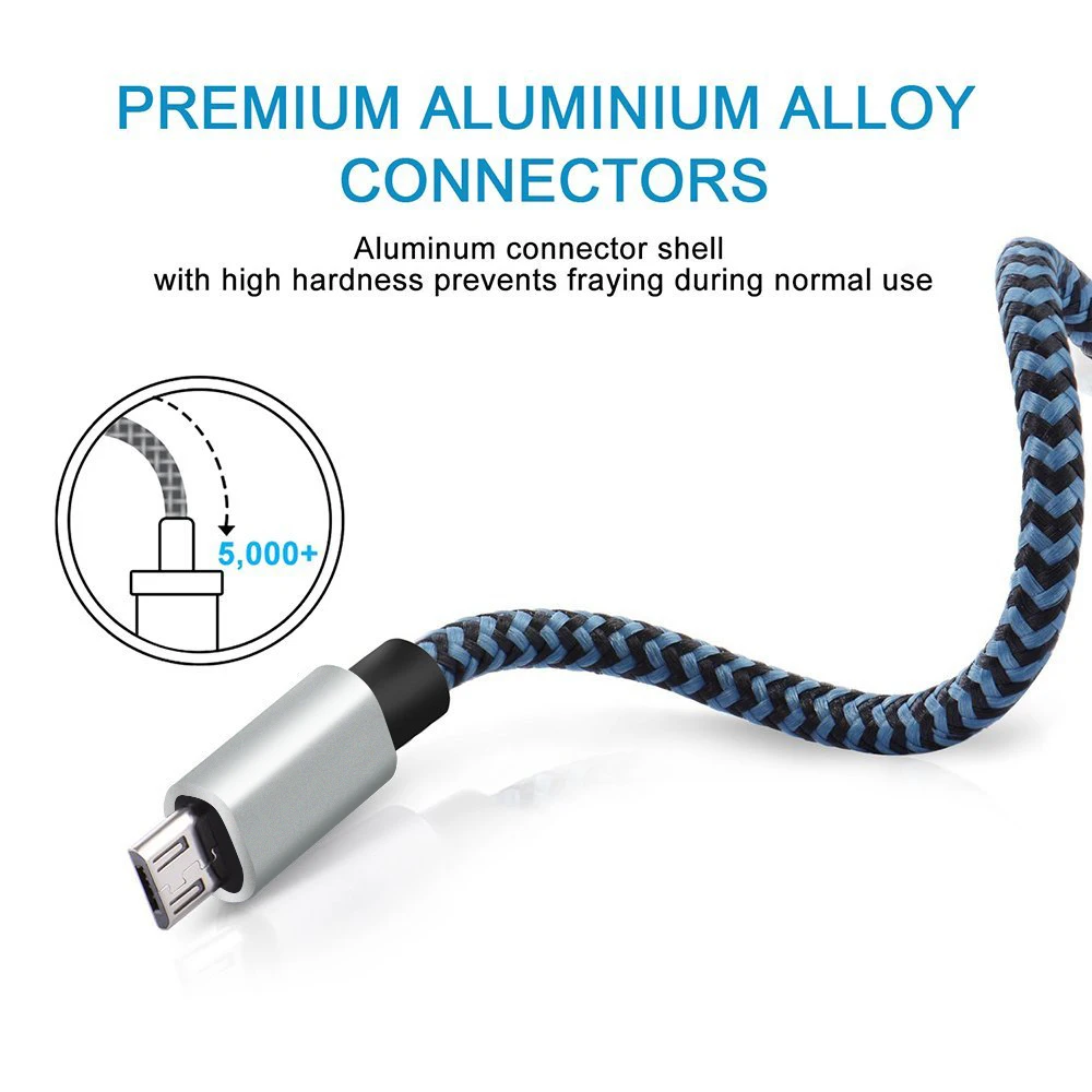 Micro USB Cable Fast Charger Cable,Suntaiho 10Pack Nylon Braid USB Cable Data Mobile Phone Cable for Samsung Xiaomi LG Phone Micro USB Cable Fast Charger Cable,Suntaiho 10Pack Nylon Braid USB Cable Data Mobile Phone Cable for Samsung Xiaomi LG Phone