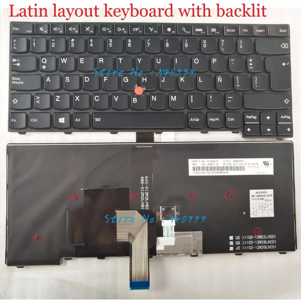 Клавиатура новая для ноутбука Lenovo ThinkPad T440 T440P T440S T431S E431 E440 0C43915 | Компьютеры и офис