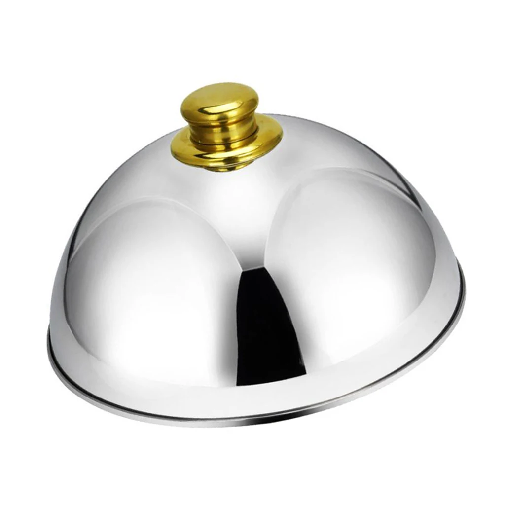 Stainless Steel Food Cover Cloche Plate Platter Domed Cover Serving Dish