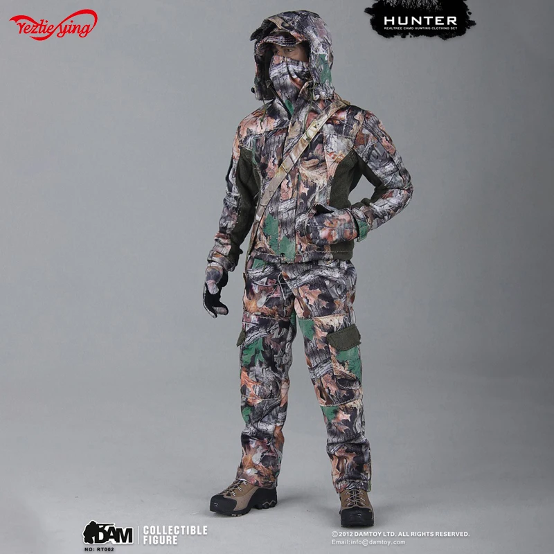

1:6 Scale DAM TOYS HUNTER RT002 REALTREE CAMO HUNTING CLOTHING SET Regulated Camouflage Hunter For 12 Inches Male Action Figure