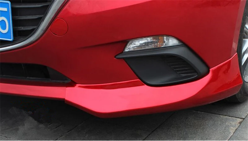 Использовать для Mazda m3 бампер губы год Мазда 3 PP пластиковый комплект кузова бампер губы спойлер Спорт