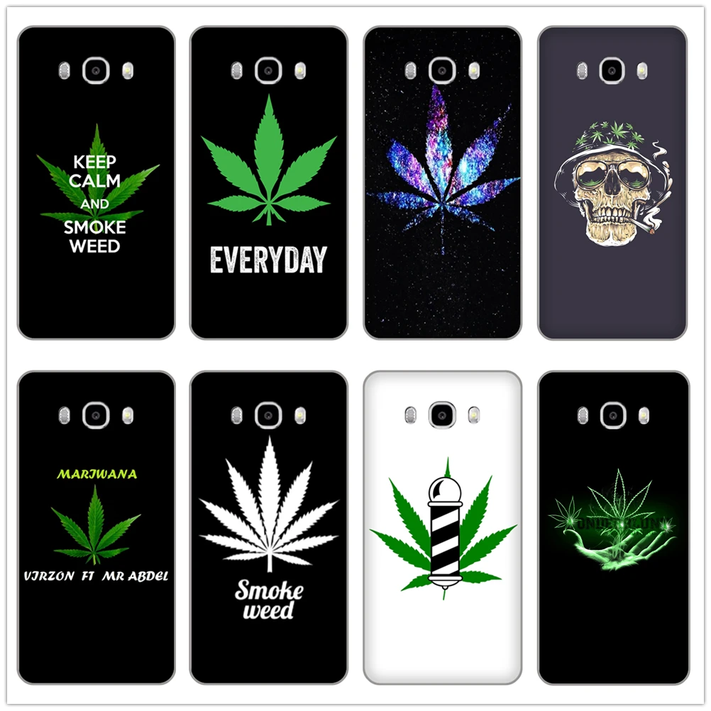 

Hemp Leaf smoke weed Soft TPU Phone Cases For Samsung Galaxy A3 A5 A7 ON5 ON7 2016-17 NOTE9 S10 LITE PLUS Shell cover