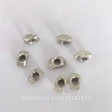 Бесплатная доставка! Reprap 3d принтер М4 алюминиевого профиля частей/аксессуары M4 T тип гайка 100 шт./упак.