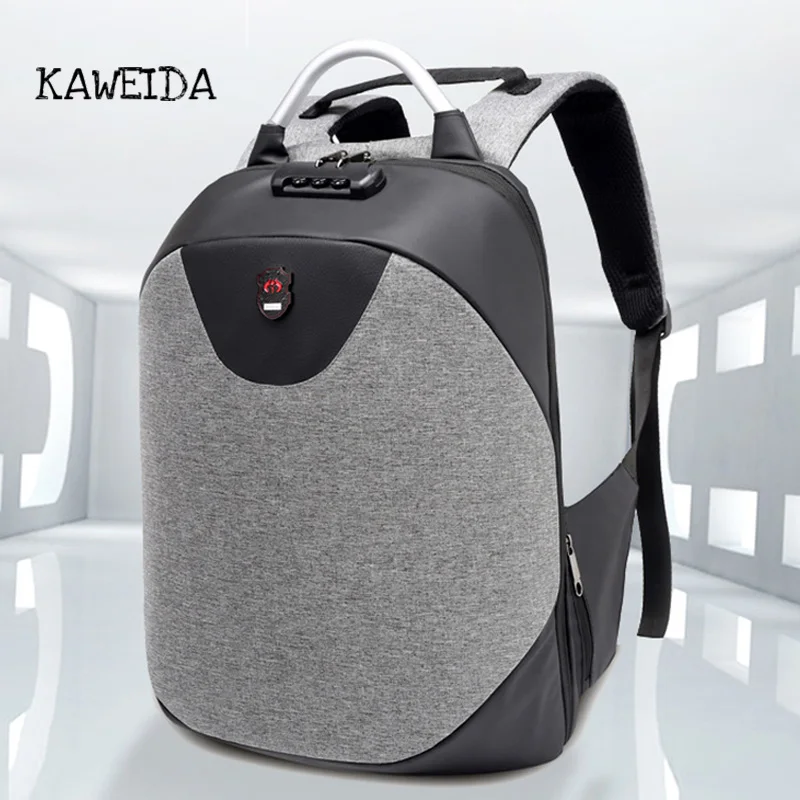 

Mens Laptop Backpack Business Computer 16 inch Bagpack for Women leisure Urban Multifunction USB Charging Travel Bag Black Grey