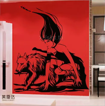 

Sticker LIPC Plane Wall Mirage of Beauty Plastic for Furniture Window Single-piece Package Modern Portrait