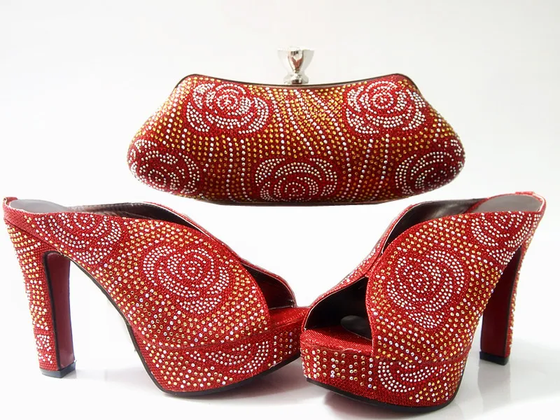 

Fashion Pumps Shoes Italian Lady Shoes With Matching Bags For Party High Quality African Shoes And Bags Set For Wedding G10