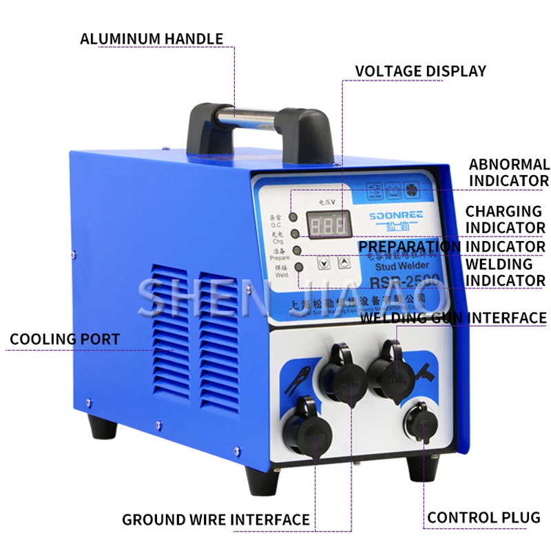 US $703.99 RSR2500 Desktop Capacitor Energy Storage Welder Stud Welding Machine Bolt Signage Welding Machine Stud Welding Machine 220V