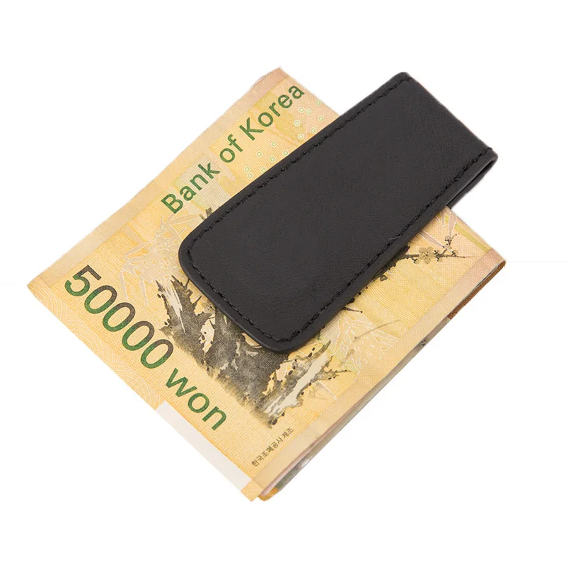 KUDIAN BEAR тонкий кожаный зажим для денег Магнитный мужской кошелек сумки для путешествий винтажные Зажимы для денег Carteras Hombre- BID147 PM49