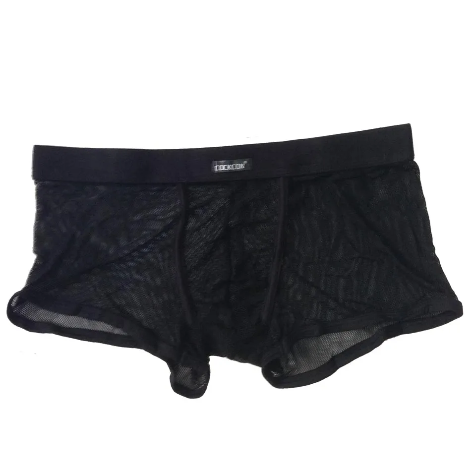 Hot! 2017 New Famous Brand Underwears Men's Boxers Shorts Sexy Mesh Men Panties Sexy Trunks shorts for Men Calecon Homme (15)