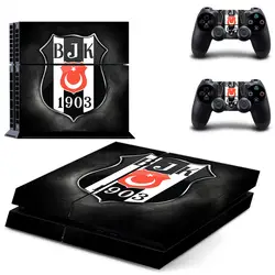 Турция футбольная команда Бешикташ BJK PS4 наклейку кожи для Sony PS4 PlayStation 4 консоли и 2 контроллера наклейки кожи