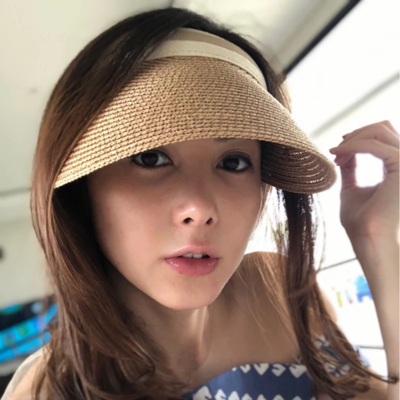 korean sun visor hat