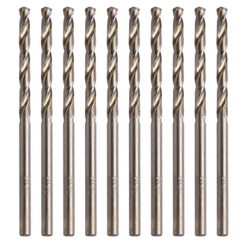 

10Pcs/Set 3.2mm M35 Triangle Shank HSS-Co Cobalt Twist Drill Spiral Drill Bit