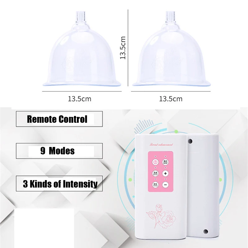 Breast Massager Enhancing Cupping Machine Nipple Enlarge Instrument Portable Electric Breast Enlarg