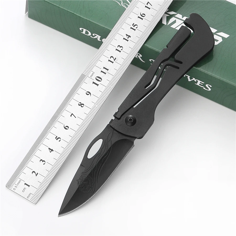 

Portable Pocket Folding Knife Hunting Camping Tactical Rescue Surrival Key Ring Keychain Mini Peeler Outdoor Survival Tool