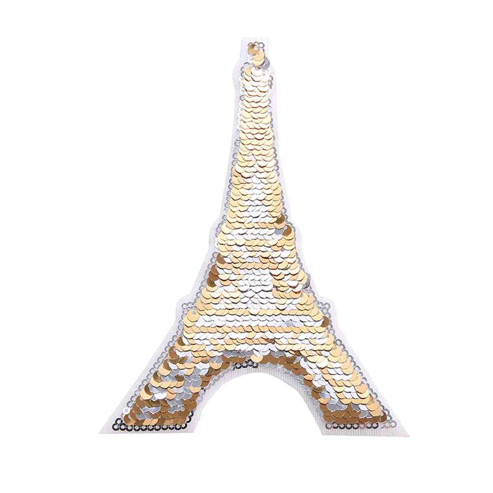 

Change Color Sequins Patch Reversible Sew On Star Tower For Clothes DIY Clothing Coat YU-Home