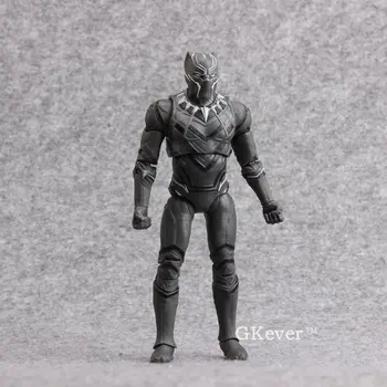 

Super Hero Captain America 3 Civil War Black Panther T'Challa PVC Action Figures Collectible Model Toys 17 CM