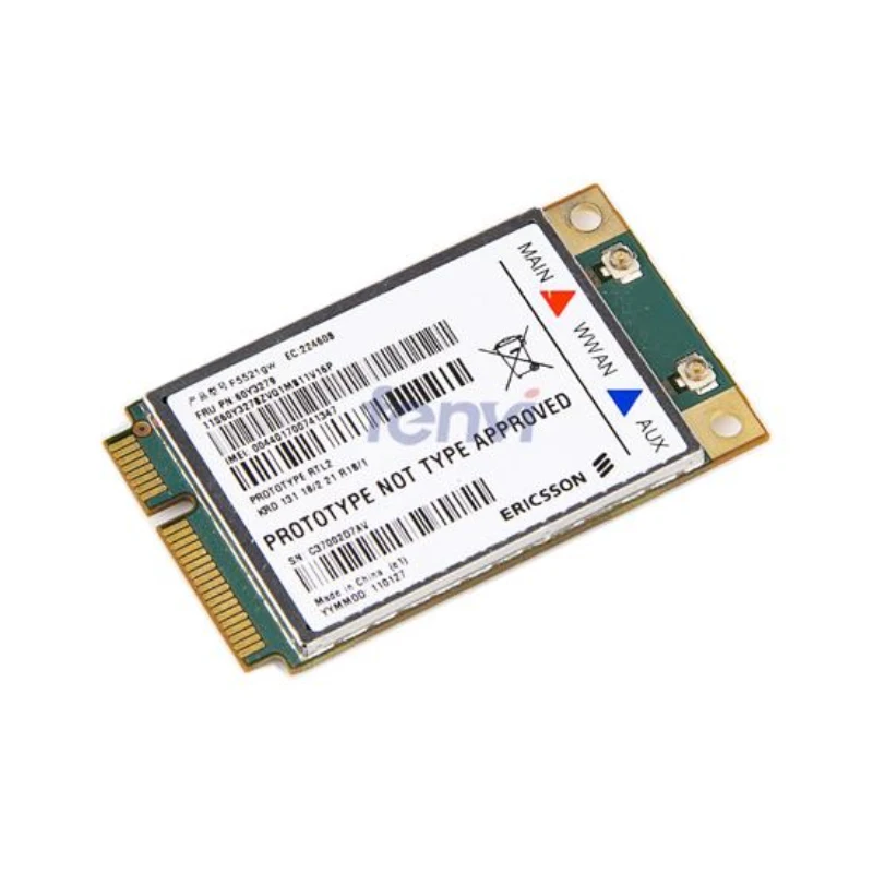 Ericsson F5521GW 60Y3279 3G Wireless WWAN PCI E Card HSPA EDGE GPRS GSM GPS 3G Module