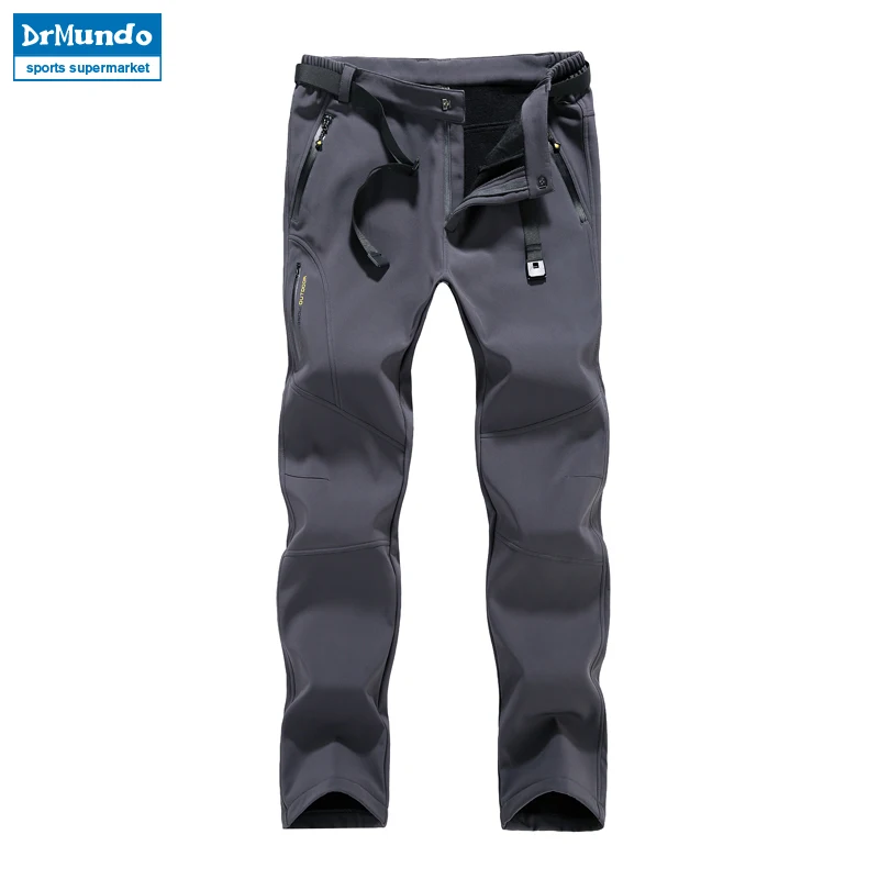 

Winter solft shell pants men ski pants men plus size waterproof snow pants thicken fleece hiking pant snowboard trousers