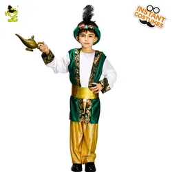 Новый детский костюм Аладдина имитация персонажей Аладдин одежда косплей Хэллоуин вечерние Вечеринка Детский Костюм Алладина