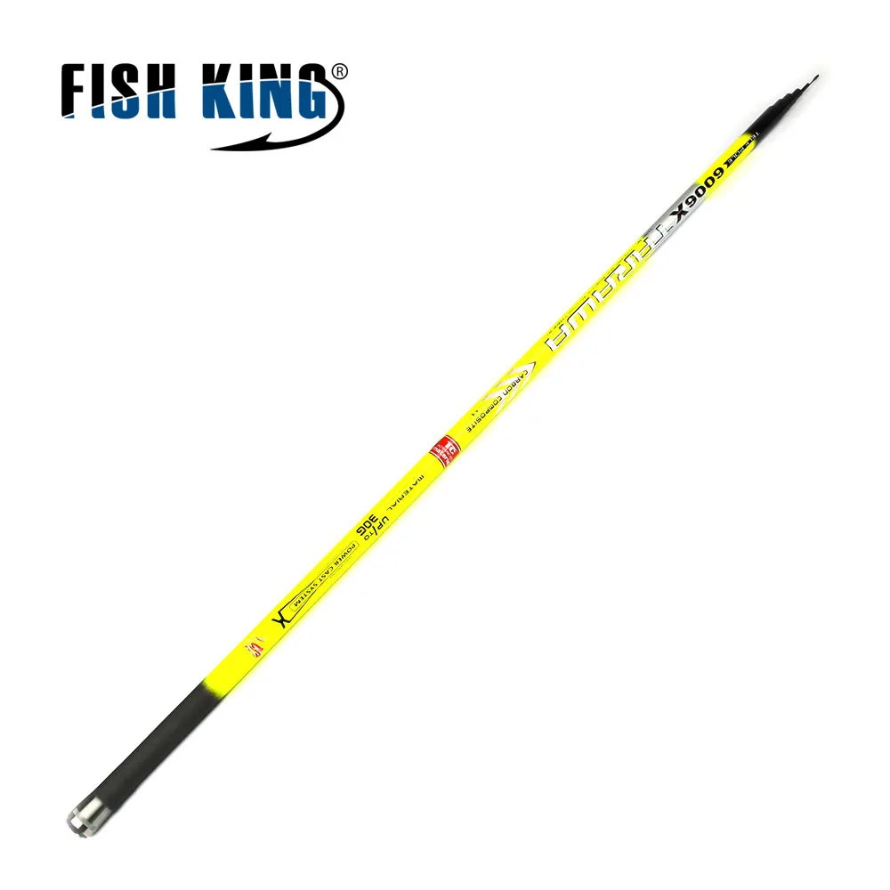 FISHKING 24T карбоновая удочка 5 m/6 m/7 m телескопическая c. W. 30 г Удочка углеродная Fis