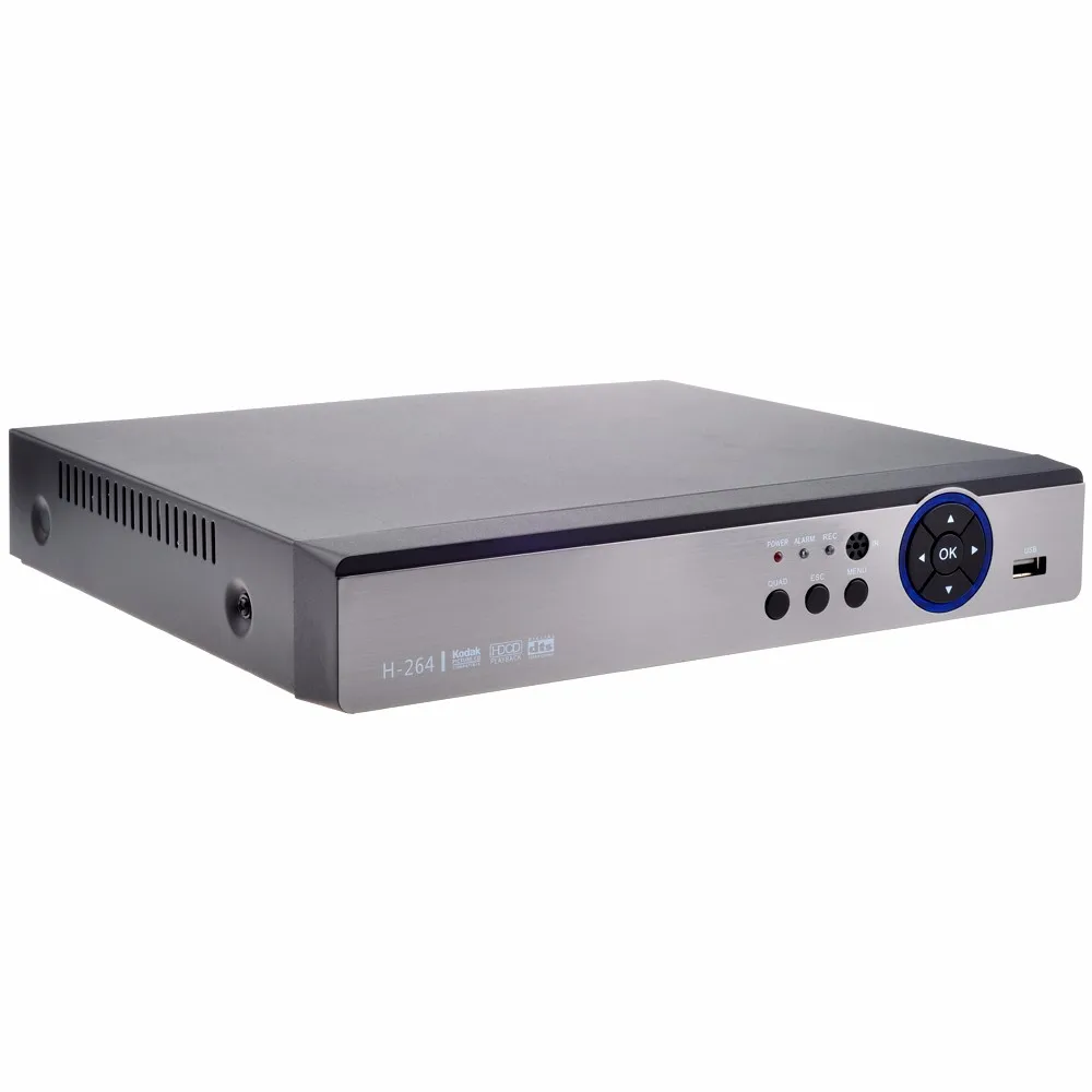 Цифровой видеорегистратор 4 канала 5 в 1 гибридный сетевой МП поддержка AHD DVR