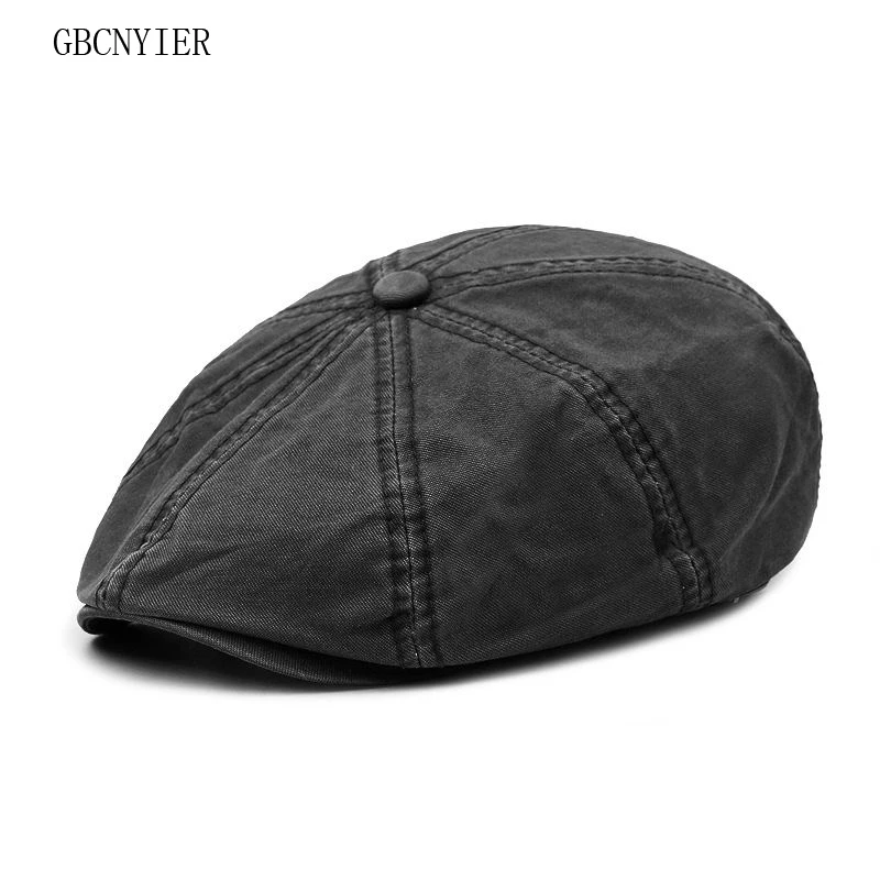 Gbcnyier New Spring Casual Octagonal Hats Men And Women Outdoor Stroll ...