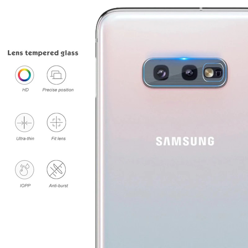 Новое стекло объектива камеры для Samsung A50 A30 A10 A8S A9S закаленное Galaxy S10 Plus S10e M20 M30 M10 A7