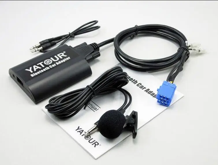 

Yatour BTA Bluetooth Adapter A2DP Hands free phone call A2DP music streaming adapter for Renault Siemens VDO Dayton 8-pin Aux